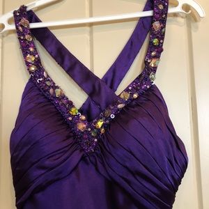 Purple prom dress